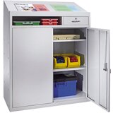 eurokraft basic omara za orodje s pisalnim pultom, vxšxg 1220 x 915 x 457 mm, svetlo siva Cene
