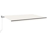  Avtomatska tenda LED + senzor 500x300 cm krem, (20609479) | Shoptok.si