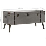 vidaXL Klubska mizica MDF in aluminij 102x51x47,5 cm | Shoptok.si