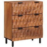  Kreveta Finš acacije smeđa 60 x 33 5 x 75 cm Čvrsto drvo manga | shoptok.hr