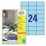 Zweckform etikete zweckform 3449 70 x 37 mm, modre | Shoptok.si