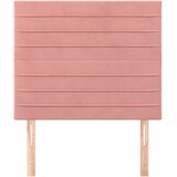  Uzglavlje ružičasto 80x5x118/128 cm baršunasto | Eponuda.com