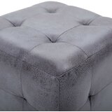  Noćni ormarići 2 kom sivi 30 x 30 x 30 cm umjetna brušena koža | shoptok.hr