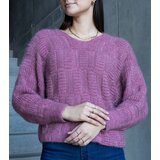 Gemre Pink sweater with Neveri neckline | shoptok.hr