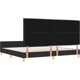  Črn Tkaninski Posteljni Okvir 200x200 cm, (22049219) | Shoptok.si