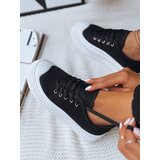 DStreet Trampki damskie ELMA czarne | Shoptok.si