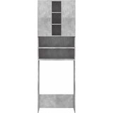 Ormarić za perilicu rublja siva boja betona 64 x 25,5 x 190 cm | shoptok.hr