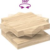  Klub stolić rotirajući za 360 stupnjeva, hrast Sonoma, 70x70x34,5 cm | shoptok.hr