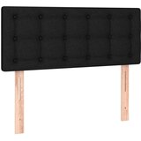  Box spring postelja z vzmetnico črn 120x200 cm blago, (20726039) | Shoptok.si