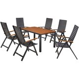 Gardenson VRTNA GARNITURA ASTROS aluminij barve grafita, naravne barve | Shoptok.si