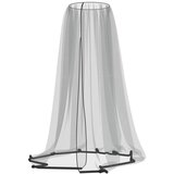  Mreža protiv komaraca za suncobran 220 crna Φ 300 x 230 cm | shoptok.hr