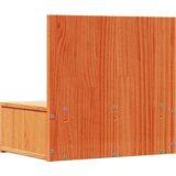  Noćni ormarić montiran na zid Voštano smeđa 42 x 32.5 x 40 cm | shoptok.hr
