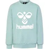 Hummel Sweater majica sivkasto plava / bijela
