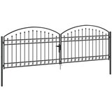  Ogradna vrata ASSEN 401 x 175,5 cm Čelik Može se zaključati | shoptok.hr