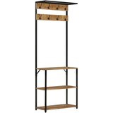 vidaXL Stalak za kapute s prostorom za cipele 68x30x182 cm drvo manga | shoptok.hr