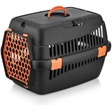  5096-S-5 Crna i Narandžasta Transportna Kutija za Kućne Ljubimce | Eponuda.com