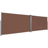  Uvlačiva bočna tenda 160 x 600 cm smeđa | shoptok.hr