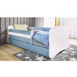  Drveni dečiji krevet perfetto sa fiokom - plavi - 180x80 cm | ePonuda.com