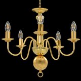  Luster zlatni 5 žarulja E14 | shoptok.hr