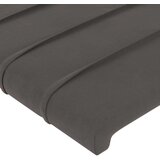  Posteljno vzglavje temno sivo 147x16x118/128 cm žamet, (20793926) | Shoptok.si