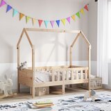 Maison Chic Otroška postelja - Otroški ležaj - Otroški posteljni okvir 70x140 cm trdna borovina, (21698363) | Shoptok.si