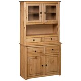 Panama Visoka omara 93x40,5x180 cm trdna borovina Range Cene