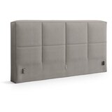 Micadoni svijetlo sivo podstavljeno uzglavlje 190,5x100 cm darren – | shoptok.hr