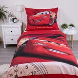 Jerry Fabrics Rdeča enojna bombažna otroška posteljnina 140x200 cm Cars "Legend" – | Shoptok.si