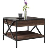 vidaXL Stolić s beskonačnim LED svjetlima boja hrasta 50x50x38 cm | shoptok.hr
