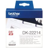 Brother DK22214 termične neskončne nalepke - papir 12mm x 30,48m BRDK22214 | Shoptok.si