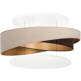  BRILAGI-LED Plafonsko svetlo VELVET TWIST LED/24W/230V 4000K prečnik 55 cm bež/braon/zlatno | Eponuda.com