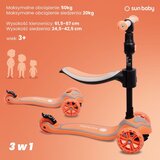  Romobil za ravnotežu na 3 kotača 3u1 rozi | shoptok.hr
