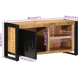 TV ormarić 80x30x40 cm Puno grubo drvo Mango | shoptok.hr