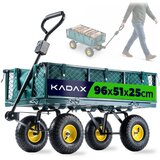 KADAX vrtni voziček, samokolnica, prevoz za plažo, prikolica, 300 kg, s ponjavo, velik, (5000346847) | Shoptok.si