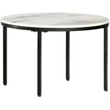  Stolić za kavu bijelo-crni Ø 65 cm od pravog punog mramora | shoptok.hr