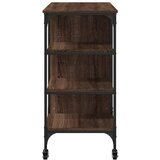  Kuhinjska kolica boja hrasta 100x45x89,5 cm konstruirano drvo | Eponuda.com