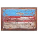  Stolić za kavu 80 x 50 x 40 cm od obnovljene tikovine - Šareni 1 | shoptok.hr