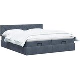  Krevet od pjene s madracem i LED-om Tamnosiva 200 x 200 cm | shoptok.hr