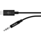 RockStar 3,5mm Aud./USB-C Cable 0,9m black F7U079bt03-BLK