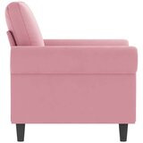  Fotelja ružičasta 60 cm baršunasta | shoptok.hr