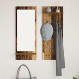 vidaXL Vješalica za kapute na zidu Staro drvo 70 x 10 x 90 cm | shoptok.hr