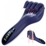 SuperLove Perfect Hand Strong Penis Vibrator Dark Blue Cene
