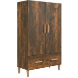  Komoda boja dimljenog hrasta 70 x 31 x 115 cm konstruirano drvo | shoptok.hr
