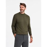 Ombre Men's knitted half turtleneck with viscose - mustard | shoptok.hr
