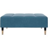 vidaXL Stolček za noge moder 77x55x31 cm žamet, (21204656) | Shoptok.si