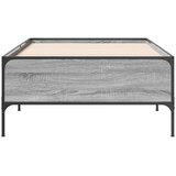  Okvir za krevet boja hrasta 75x190 cm konstruirano drvo i metal | shoptok.hr