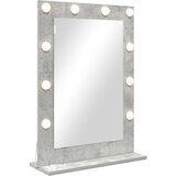 vidaXL ogledalo za ličila Betonsko sivo Beton 70 x 50 x 18 cm Ogledalo | Shoptok.si