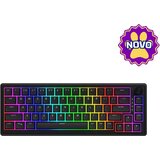 Hator Skyfall 65 Wired, Mechanical, USB-C, Aurum Sterling, 70M clicks, RGB, Black, 790g Cijene