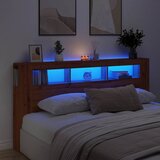  LED uzglavlje boja hrasta artisan 200x18,5x103,5 cm drveni | Eponuda.com
