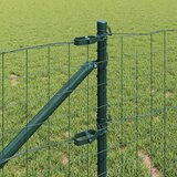 Euro ograda s špicama 10 x 0,8 m Čelik premazan PVC-om Zelena | shoptok.hr